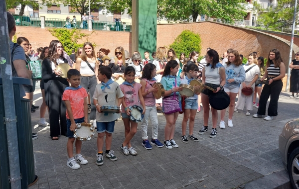 Alumnado de Triki Idiazabal en Pamplona